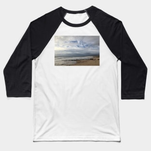 Deserted Northumbrian beach in August Baseball T-Shirt